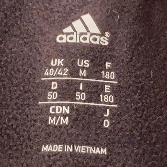 ADIDAS Outdoor Full Zip Fleece Lined Jacket with Hood Gray M NWOT - Picture 7 of 9